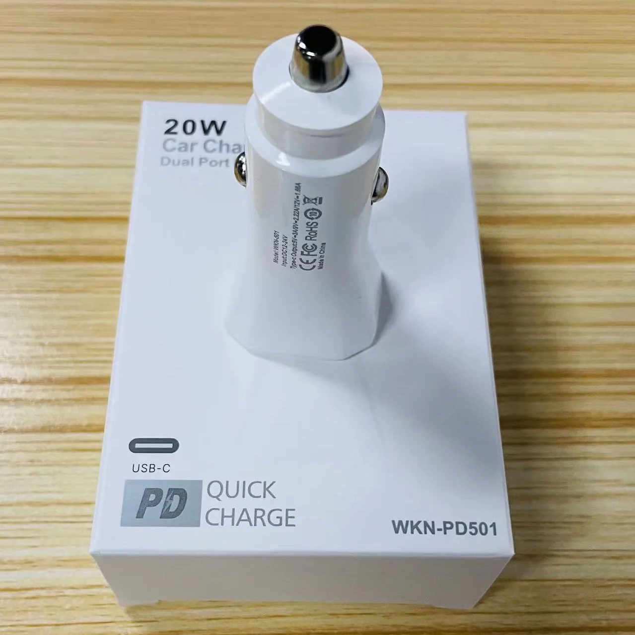 

Universal 20W Car Charger For iPhone 13 12 11 Quick Charge 3.0 Fast Charging Usb C Car Charger Adapter For Samsung