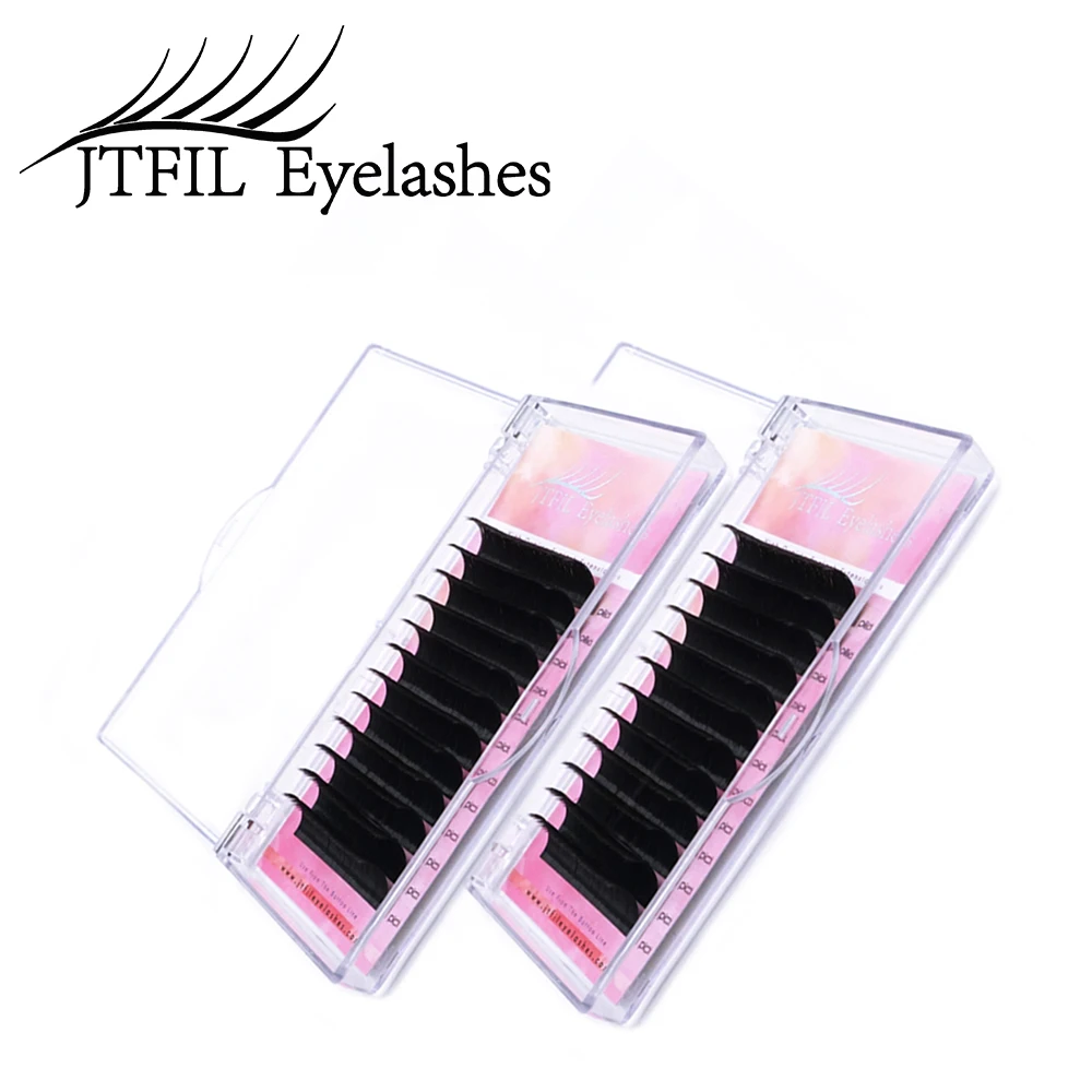 

JTFIL easy fan eyelash extensions with easy fan lash extension eyelashes, Natural black