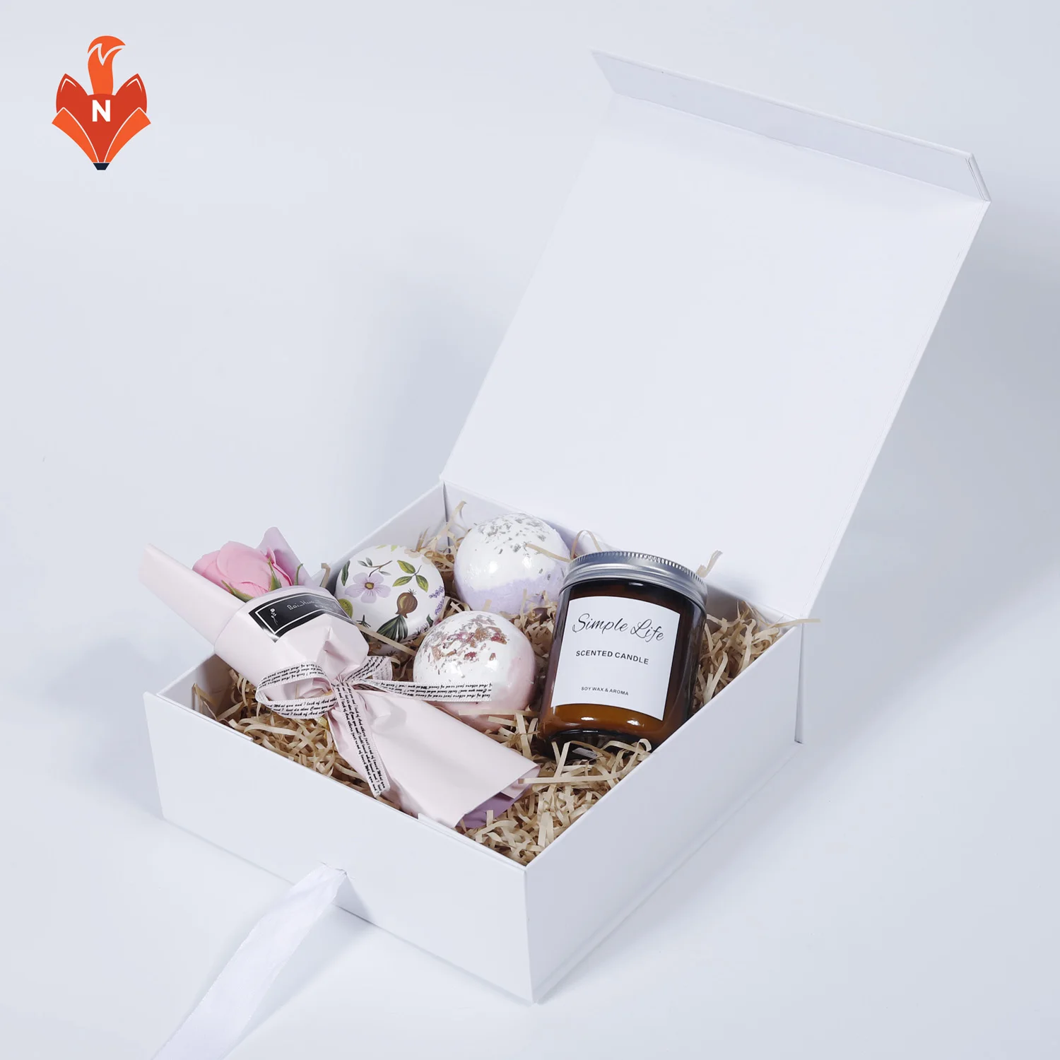 a022a营销礼品促销香薰蜡烛沐浴炸弹圣诞节定制徽标独特的生日礼物