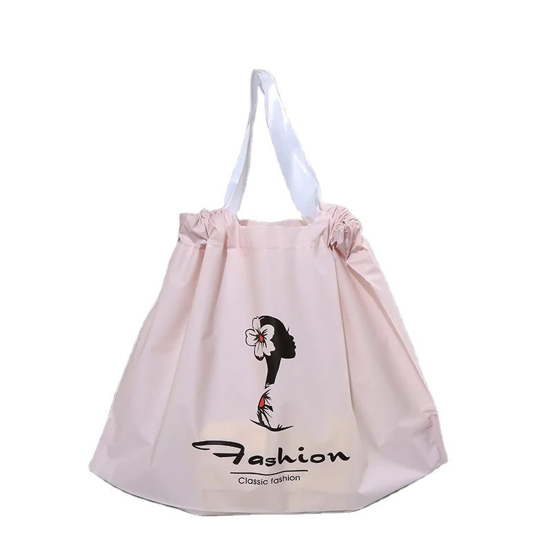 

Hot sell colorful Customized drawstring bag with printing logo plastic jewelry packing bag, Custom color