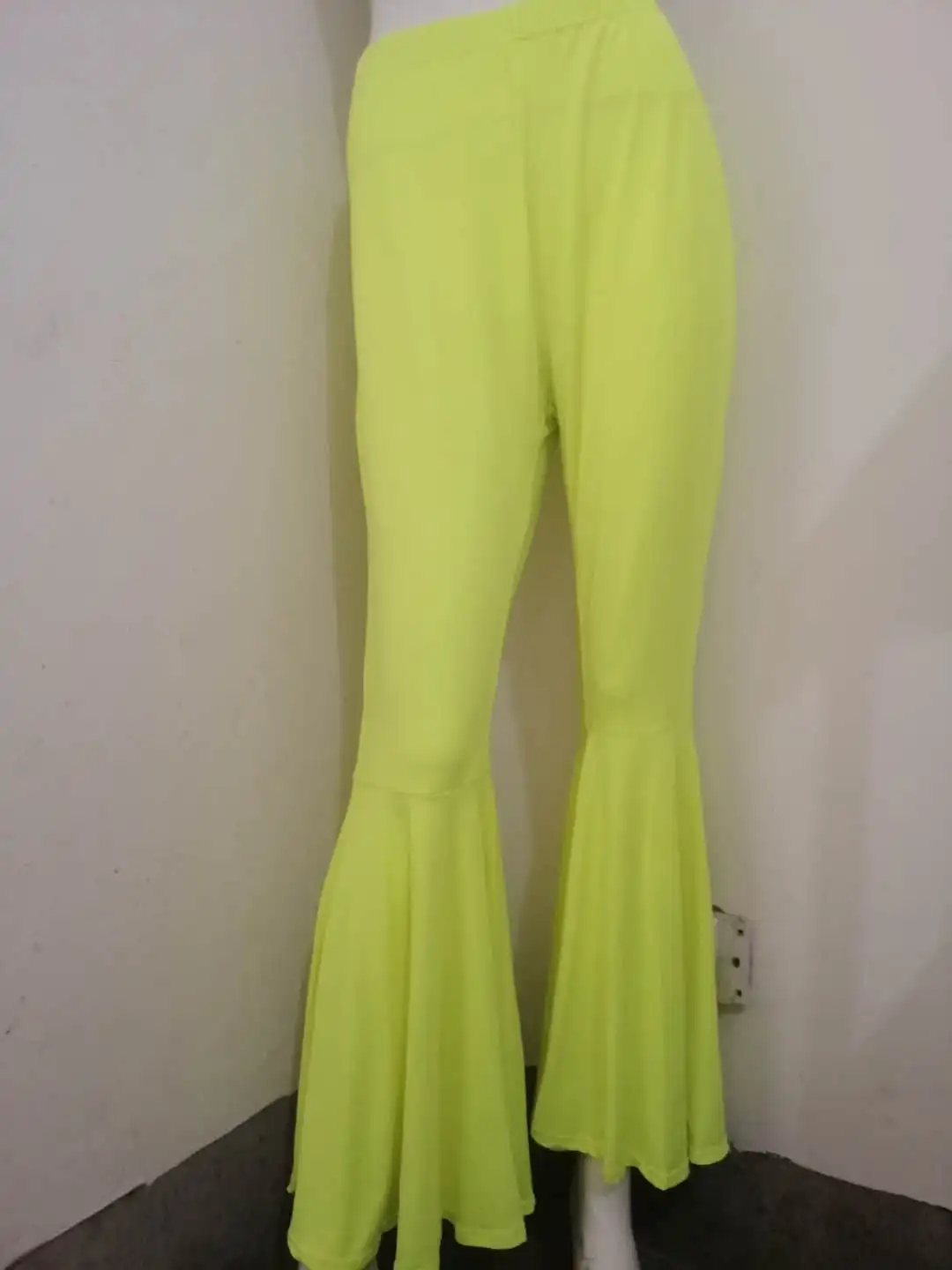 
High waist trousers Cotton Bell Bottom pant Slim Fit Plus Size Casual Flare pants for Western Women 