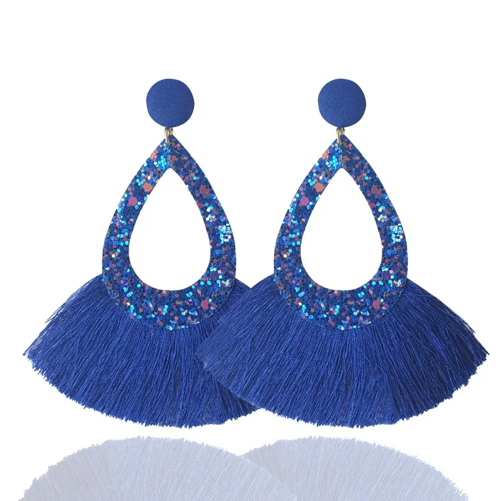 

Popular Bohemia Earrings For Women Handmade 2020 Hot Selling Fashion Tassel Earrings Accept Small Order Leather Jewelry