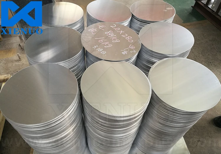 Exported to Ethiopia Aluminum Wafer Circle Aluminum Sheet Used for Making Pot, Pan, Cookware