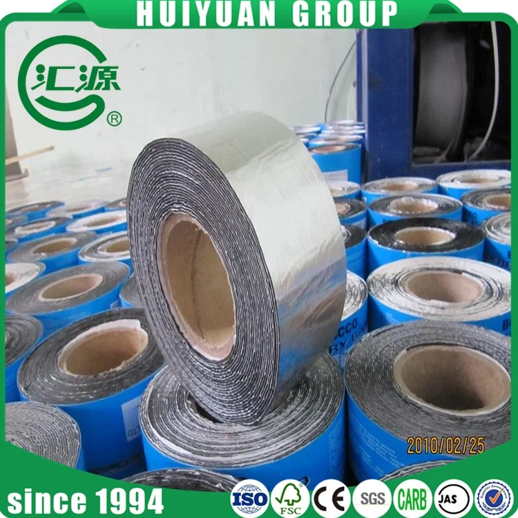 
hot sale self adhesive asphalt/ bitumen waterproofing sealing tape, aluminium flashing roofing, 