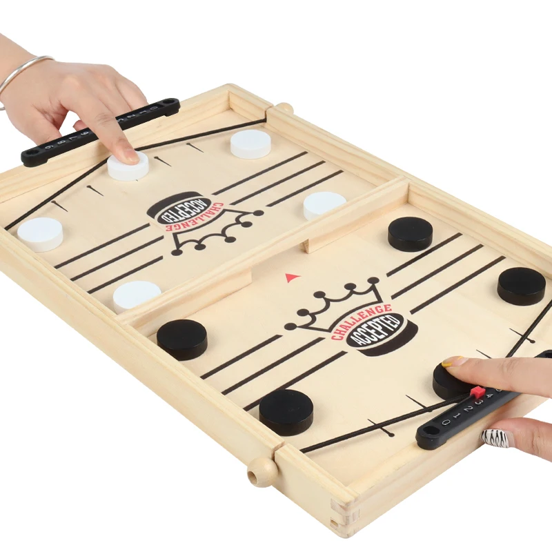 

small Size Fast Sling Puck Game Toy Paced Winner Board winner board games for kids Table Desktop Battle 2 In 1 Game