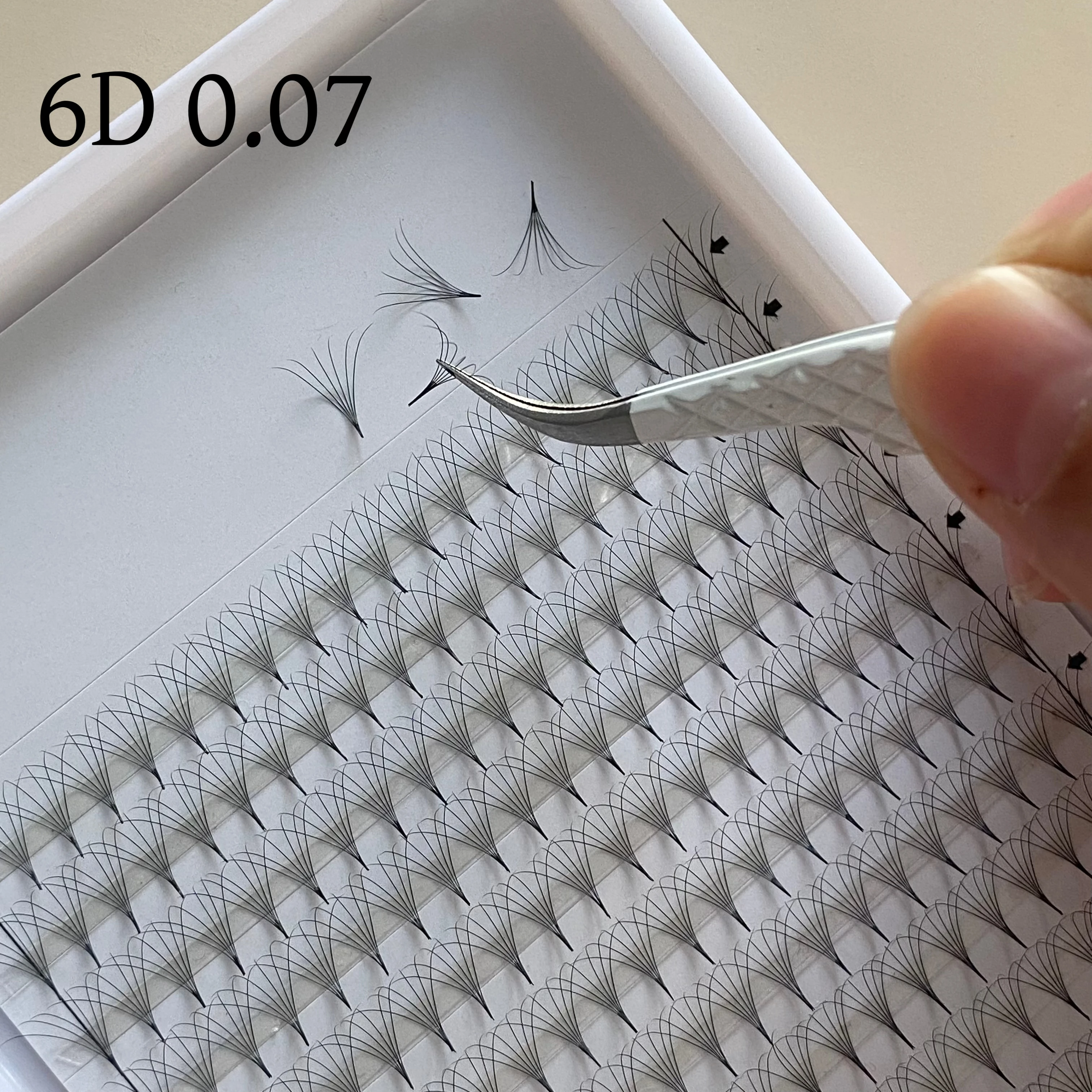 Lash Supply Wholesale XL Tray 6D 7D 8D 9D 10D 12D 14D 16D Pro Made Fan Lashes Top Quality Promade Volume Fan Eyelash Extension