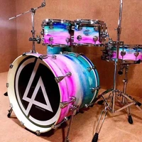 

5 pieces drums 3 cymbal drum kits drum set custom color and logo