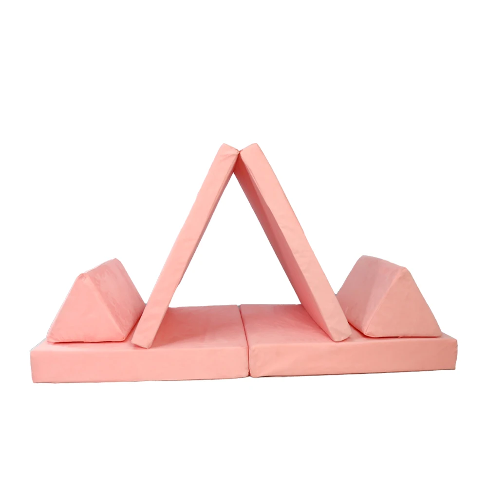 

Kids Dream Modular Explorer Play Couch Fort High Density Foam Sofa Set Fold out Pillow Opens Up into a Bed