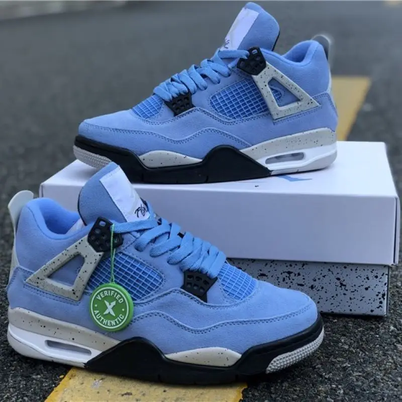 

Top Quality Aj 4 Brand Shoes Air Jordan 4 Se University Blue Men'S Casual Sports Shoes Running Basketball Jordan 4 Nike Shoes
