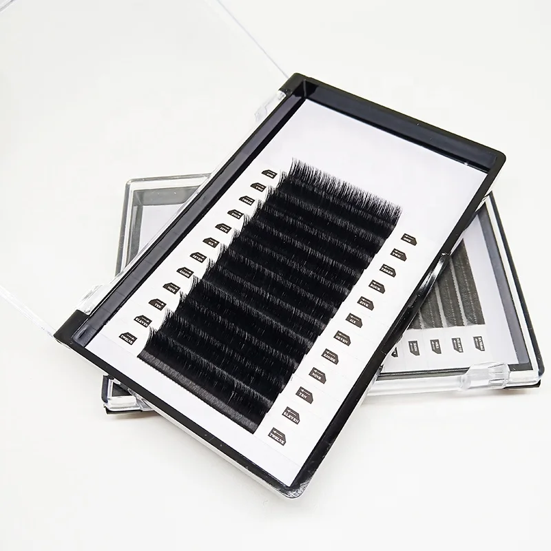 

Wholesale Blooming Eyelash Extension, Customize Easy Fan Lash Extension Fans, Natural black