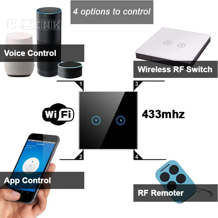 Hue compatible light switch