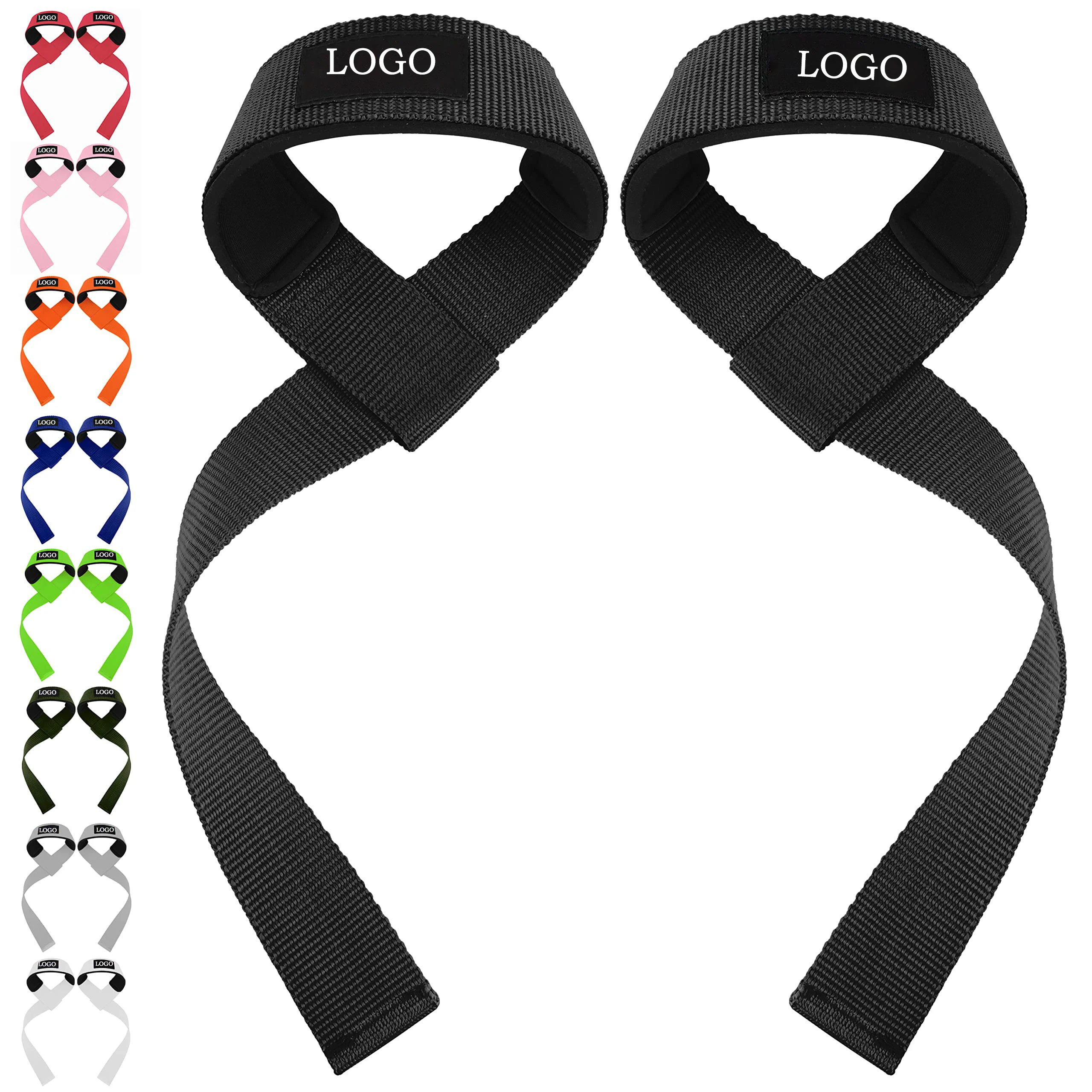 

Weightlifting Wrist Straps Strength Training Adjustable Non-slip Gym Fitness Lifting Strap Wrist Support Sports Grip Band