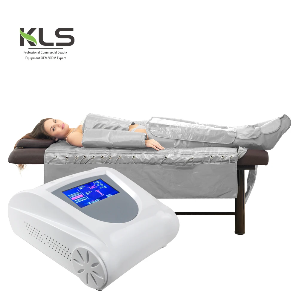 

2021 Infrared pressotherapy + EMS body slimming beauty machine, infrared sauna with body massage suit