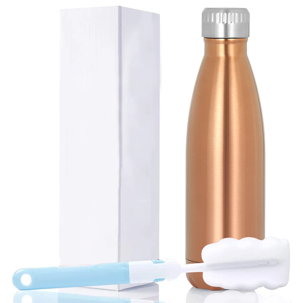 

High Grade Double Wall Vaccum Stainless Steel Travel Cola Water Bottle, Customized color