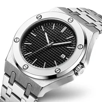 

Automatic Watches Men Steel Brushed Stainless Steel Both Chronograph and Orindary Models Luxury Wrist Watch relogio