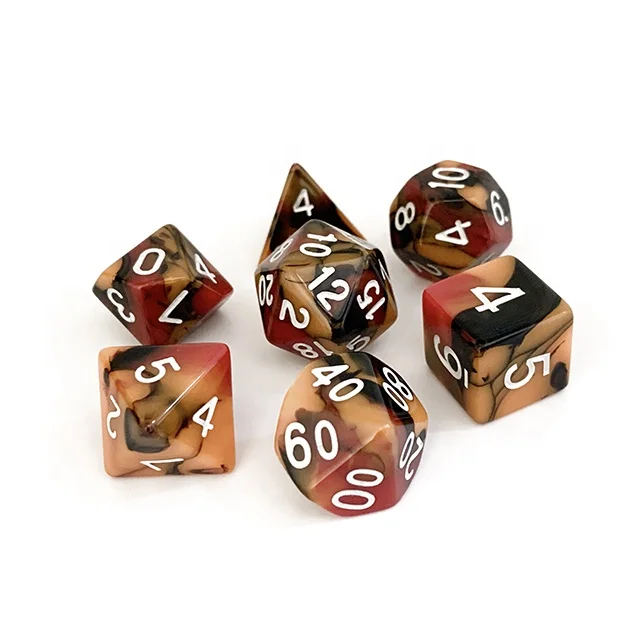 

Polyhedral Acrylic Dnd Dice D&D 4 Colors DND Games  Opp Bag Resin 10 Guaranteed CN;GUA Round YSA-2 Yusun