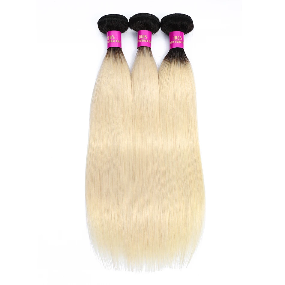 

Factory wholesale remy raw blonde hair , blonde hair bundle 613 color human hair weave , dark root honey blonde hair bundles