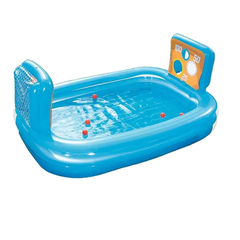 

Wholesale Children Play Inflatable Swimming Pool Kids Football Inflatable Pool With Slides