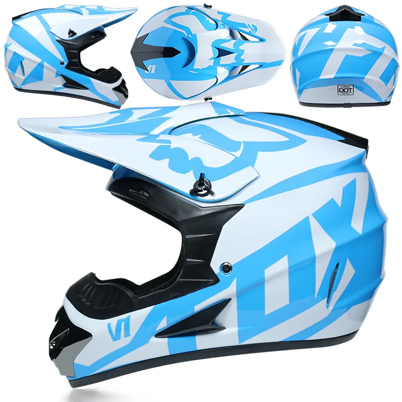 

2022 Dot Motocross Helmet Off-road Bike Downhill Country Racing Cross Mountain Full Face Racing Helmet, Custom color