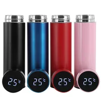 

450ml Amazon Smart LED Temperature Display Insulation Bottle Intelligent thermos Stainless Steel Intelligent Vacuum Flask bottle