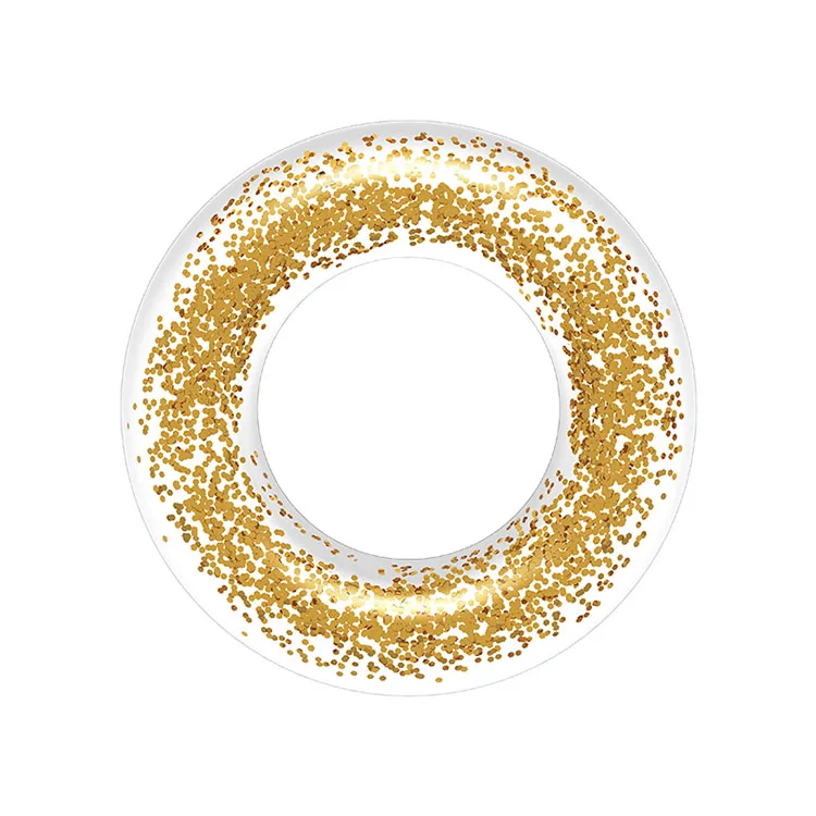 
Inflatable Glitter swimming ring factory customized ins special colorful swim ring water floating 