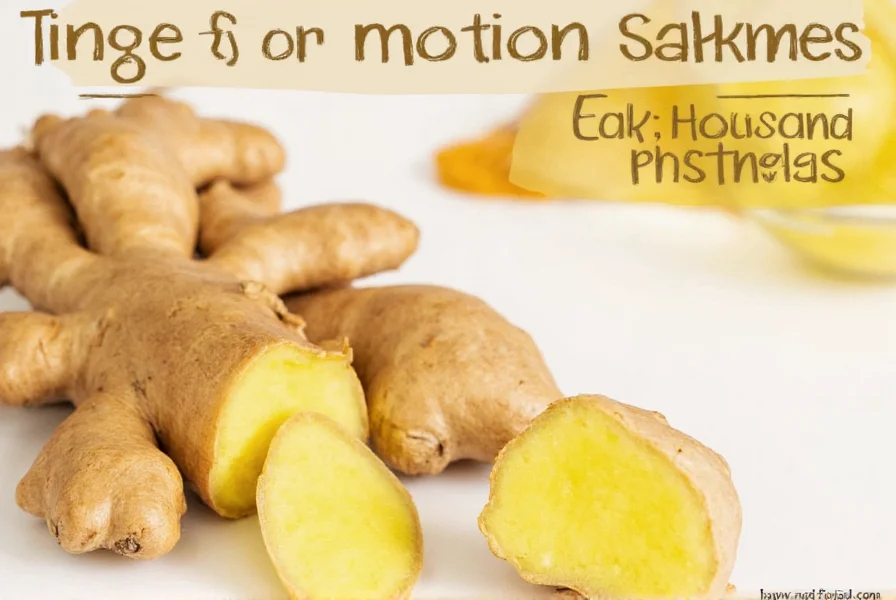 ginger for motion sickness