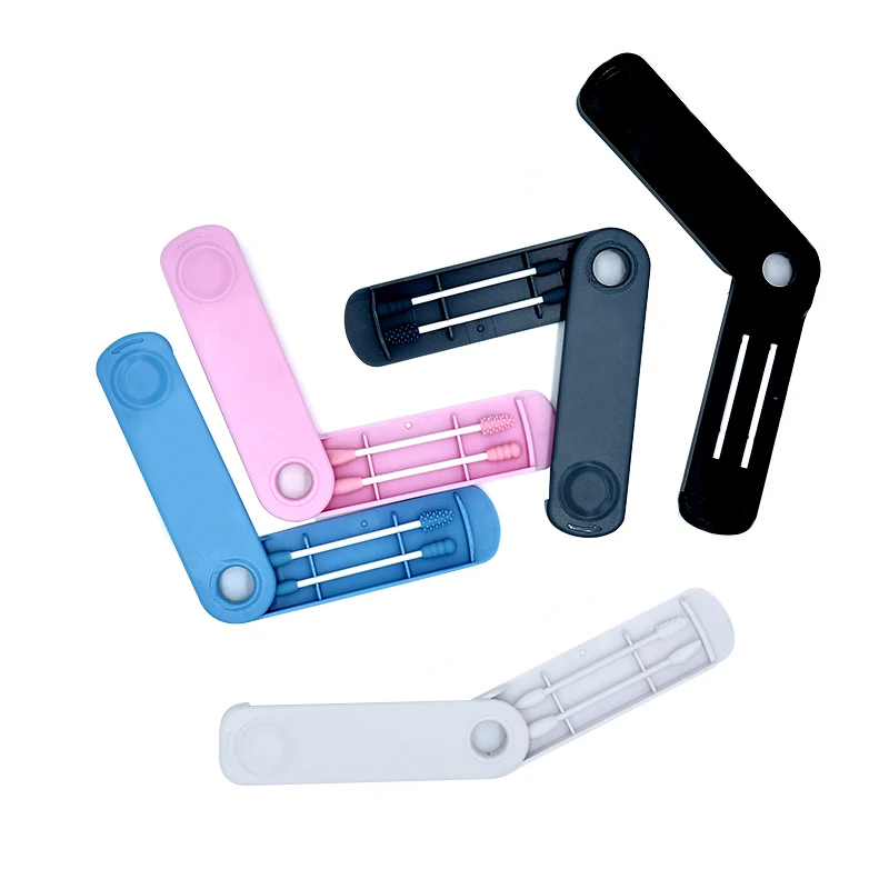 

Envi ronmentally friendly materials Silicone cotton swab reusable reusable swabs reusable ear swab ear buds, Multiple colour