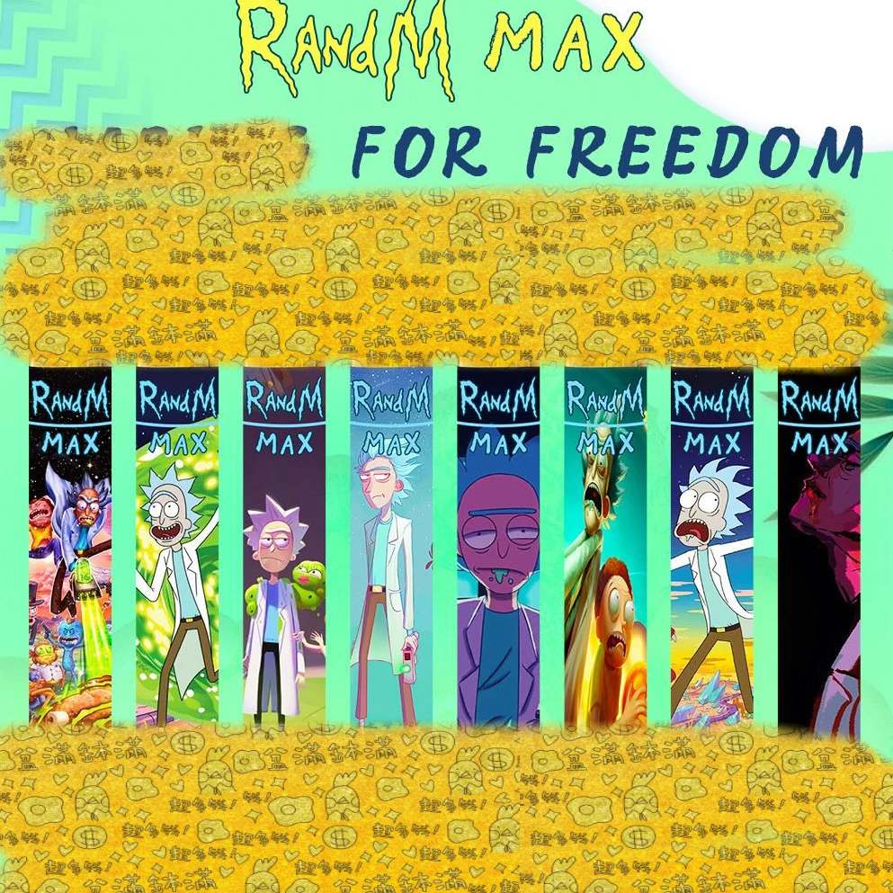 

2021 hot sell r&m randm max 1700 print package box, 18