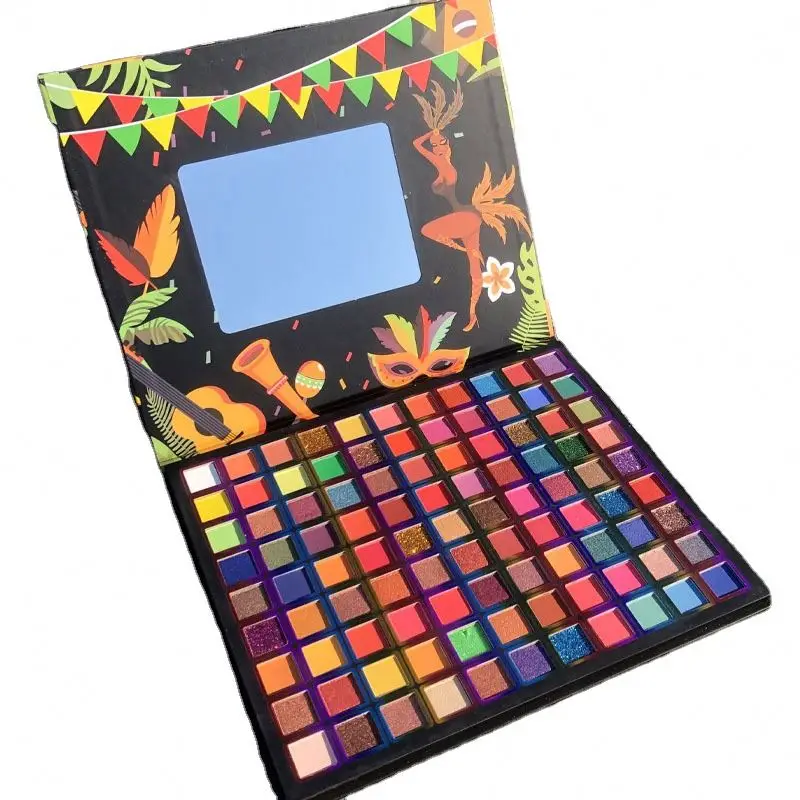 

99 Color Makeup Eyeshadows Pearly Matte Sequin Eyeshadow Easy To Color Makeup Eye Shadow Palette