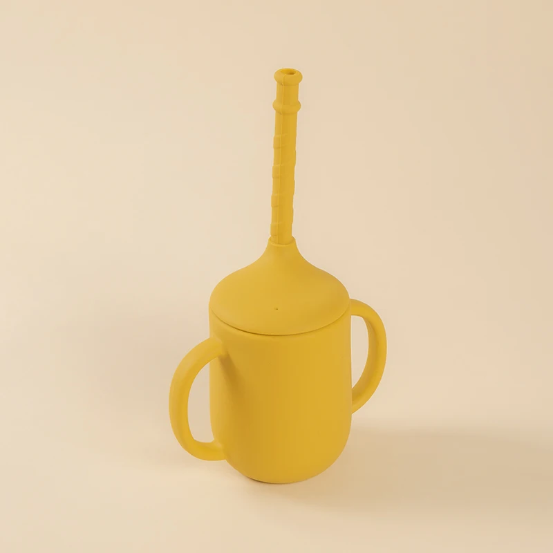 

Best sell portable unbreakable baby water bottle baby sippy cup for baby 6months plus, Blue, yellow,oem color