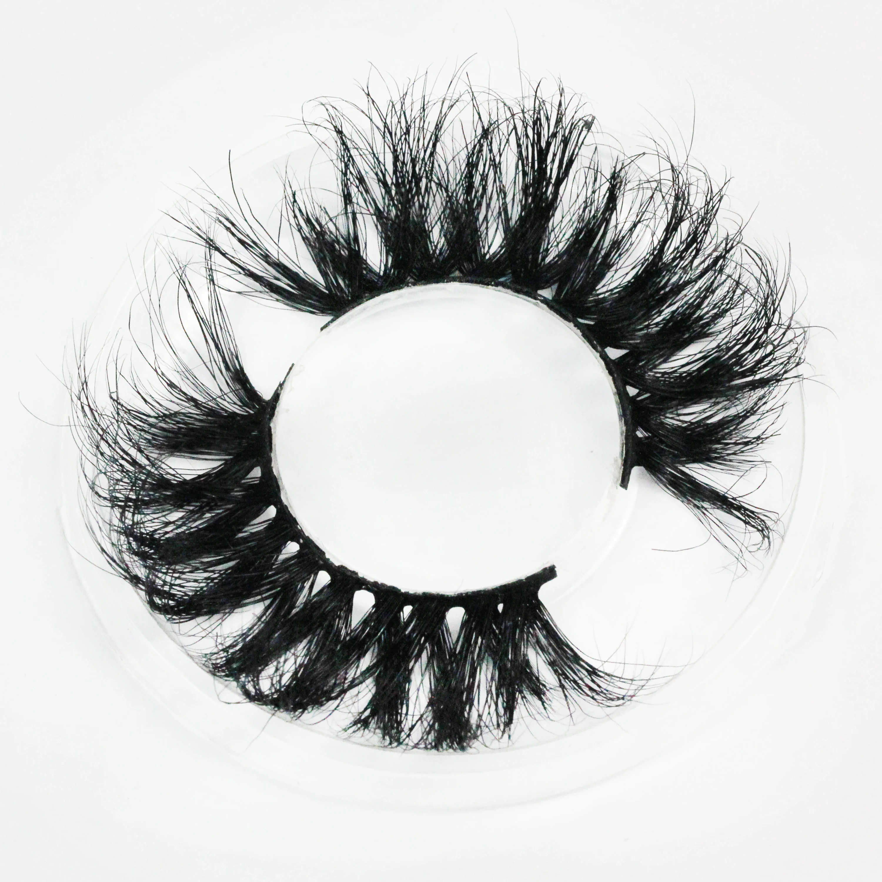 

FY08 25 mm 30mm 3d fluffy 100% 5d mink eyelashes real super fluffy wholesale eyelashes mink vendor, Natural black