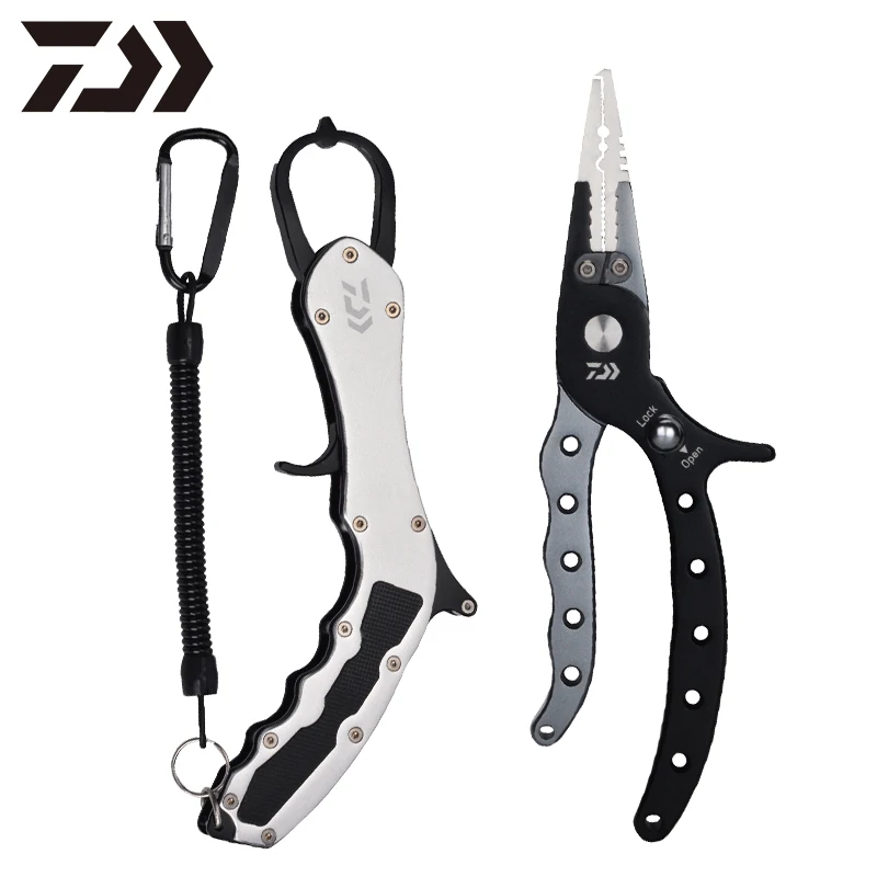 

Daiwa Fish Pliers Aluminum Alloy Fish Gripper Fishing Tackle Tool