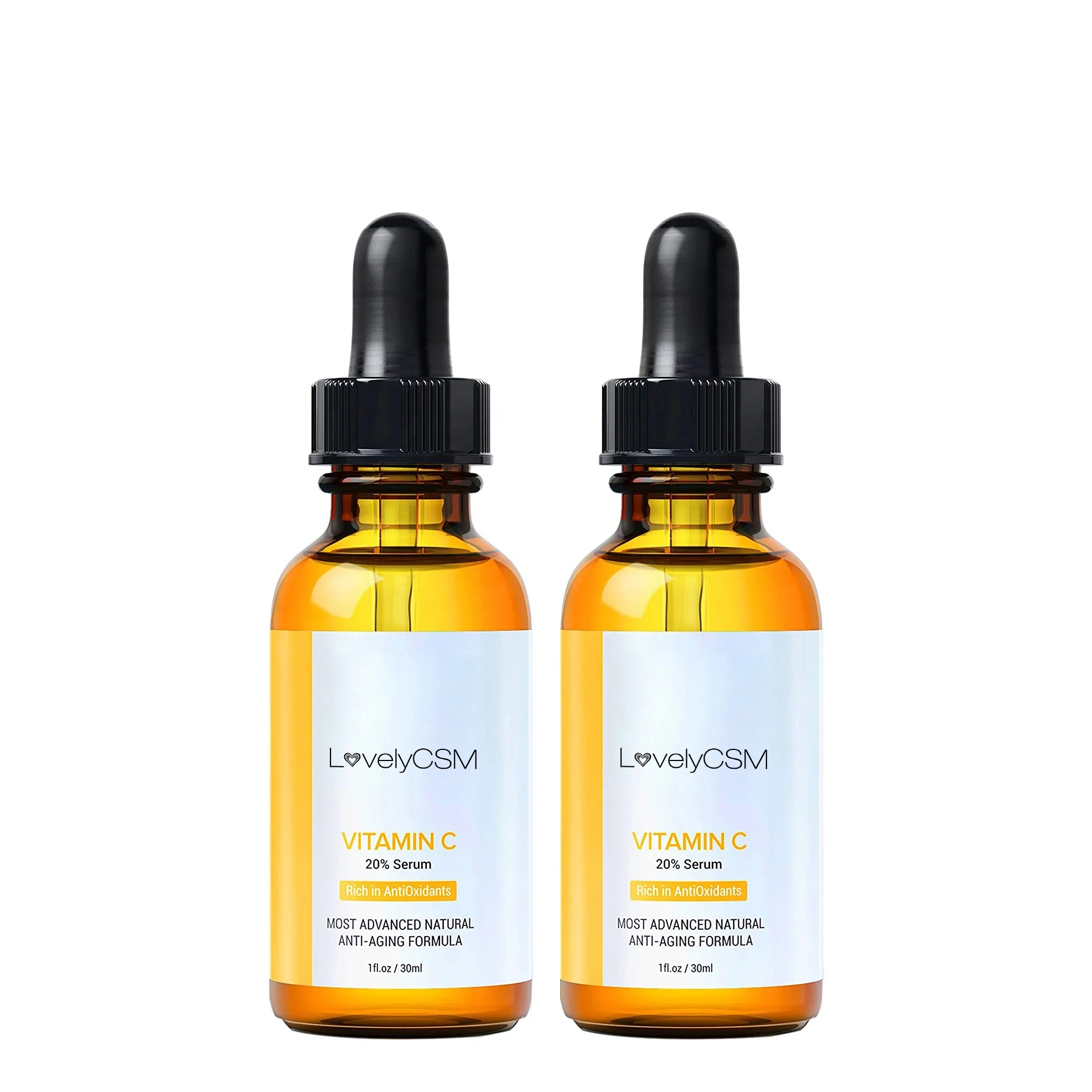 

Premium Vitamin C Skincare Serum With Private Labeling Service OEM ODM Anti-aging Whitening Vibrant Glamour Face Care Serum Set