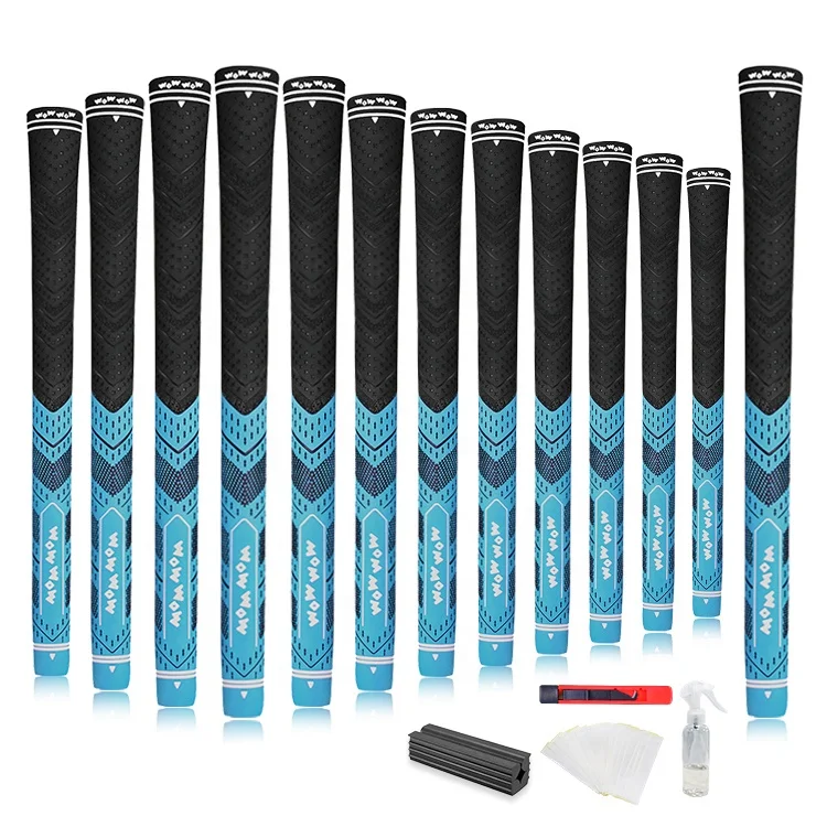 

Golf Grips Set of 13 with Full Regripping Kit Anti-Slip Rubber Golf Club Grips