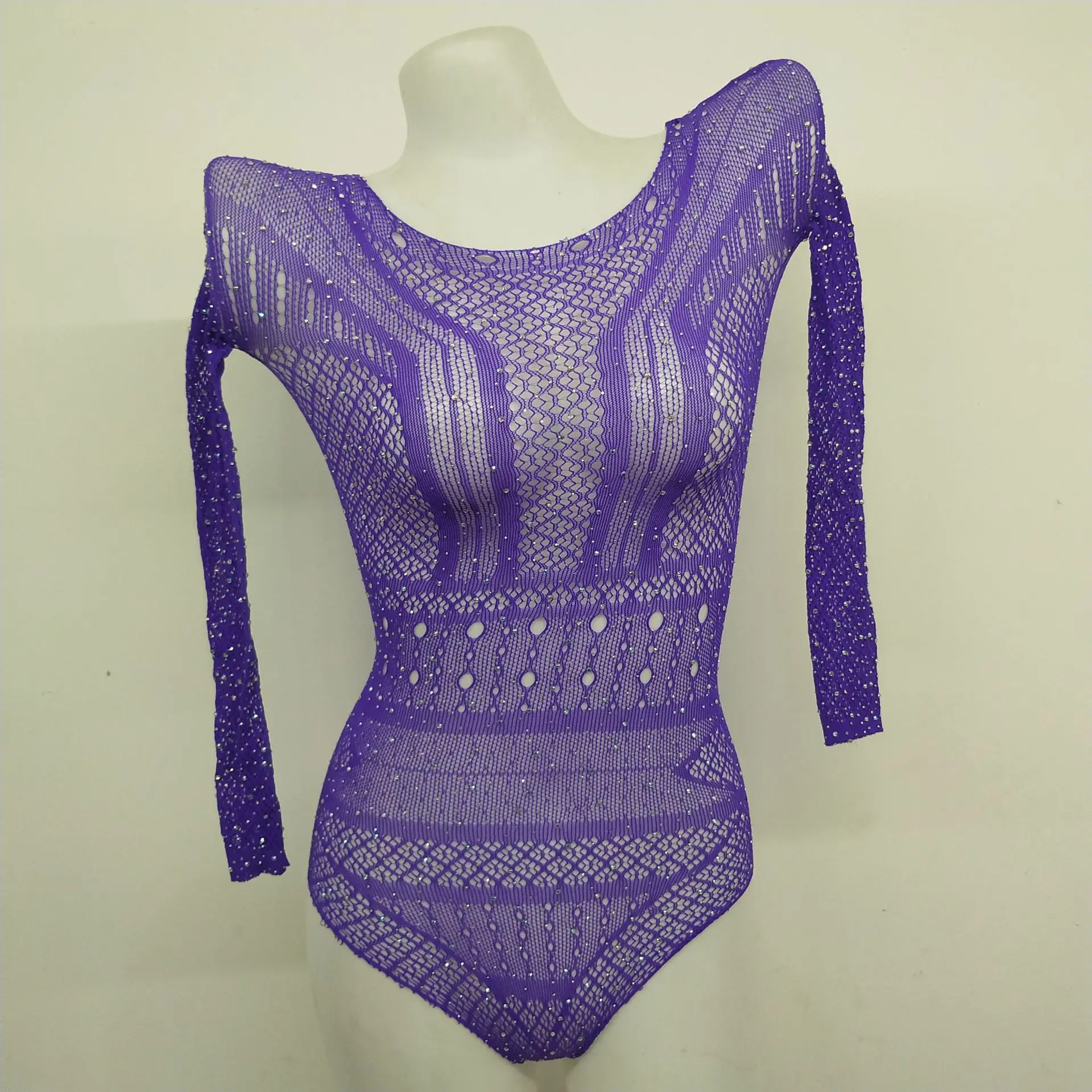 New Arrival Diamond One Piece Euramerican Figured Sexy Lingerie Hollow