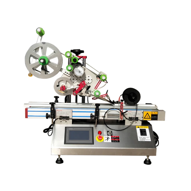 

fully automatic desktop flat surface labeling machine tabletop flat face labeling machine square bottle labeling machine