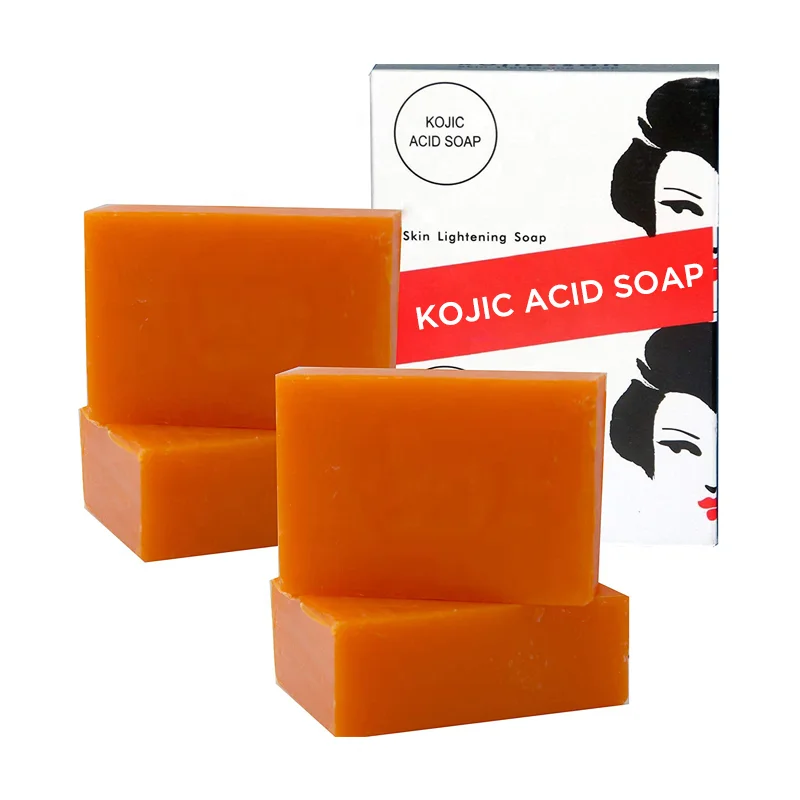 

Wholesale Private Label Handmade Organic Bath Whitening Body Lighten Soap Kojic Acid Soap, Orange