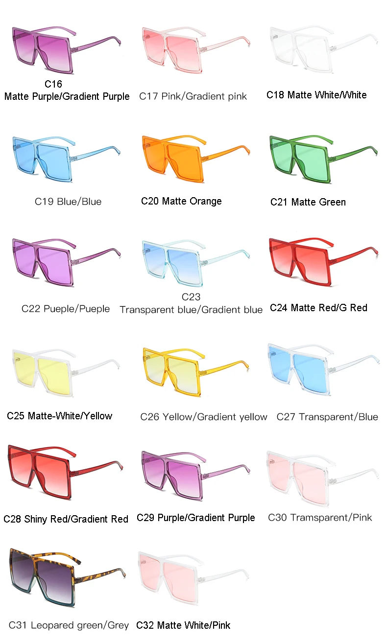 
Flat top square sun glasses 2020 new arrivals retro fashion gradient shades custom designer luxury sunglasses women men 87029 