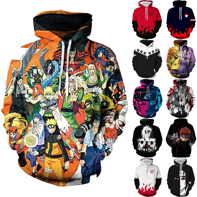 

Best price Best Quality Men's Hoodies Sweatshirts Nar uto 3D Print Sweatshirt Boy Casual Wear Custom Hoodies Unisex