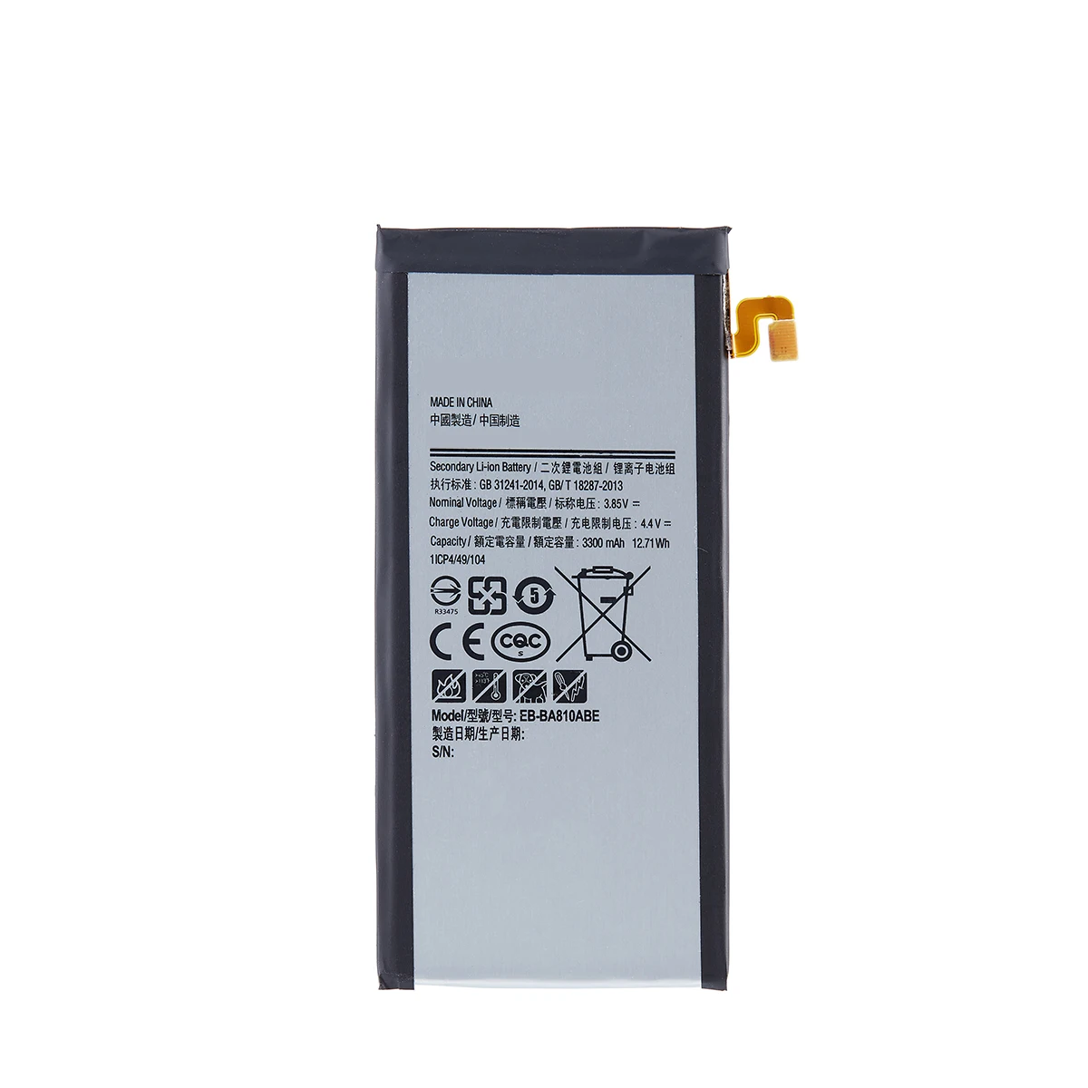 

4.4V Battery EB-BA810ABE Original For Samsung Galaxy A810 A8 Premium Cell 3300mAh Li-Polymer New