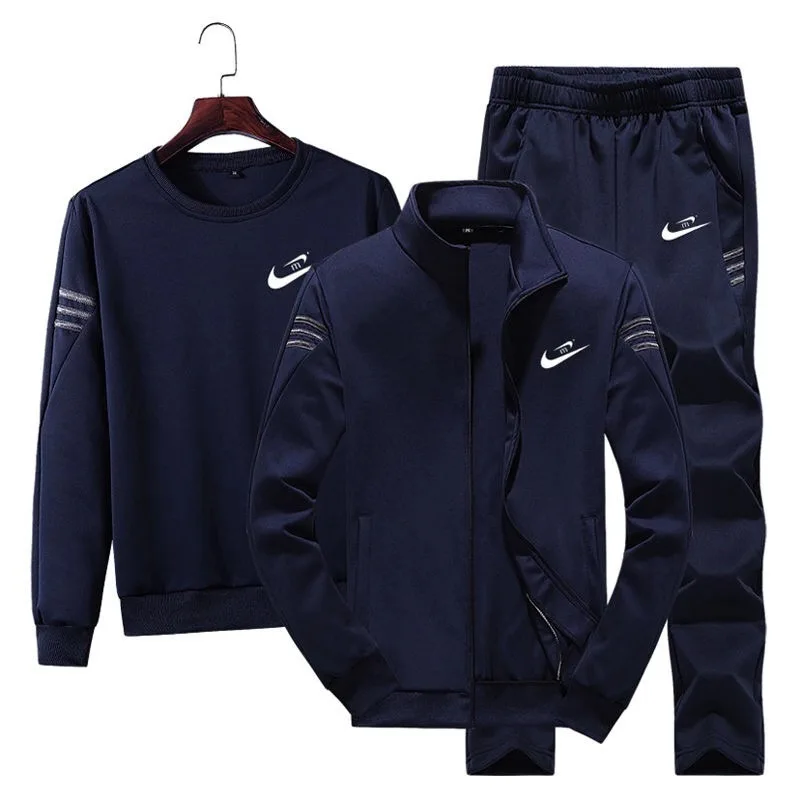 

Sport Custom Logo YUNTI Three Piece Set Men's Track Sweat Suit Mens Joggers Suites Jogging Suits Men