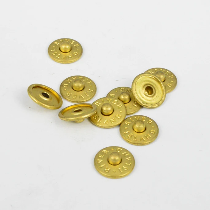 Custom Logo Solid Brass Leather Rivets And Studs Buy Leather Rivets