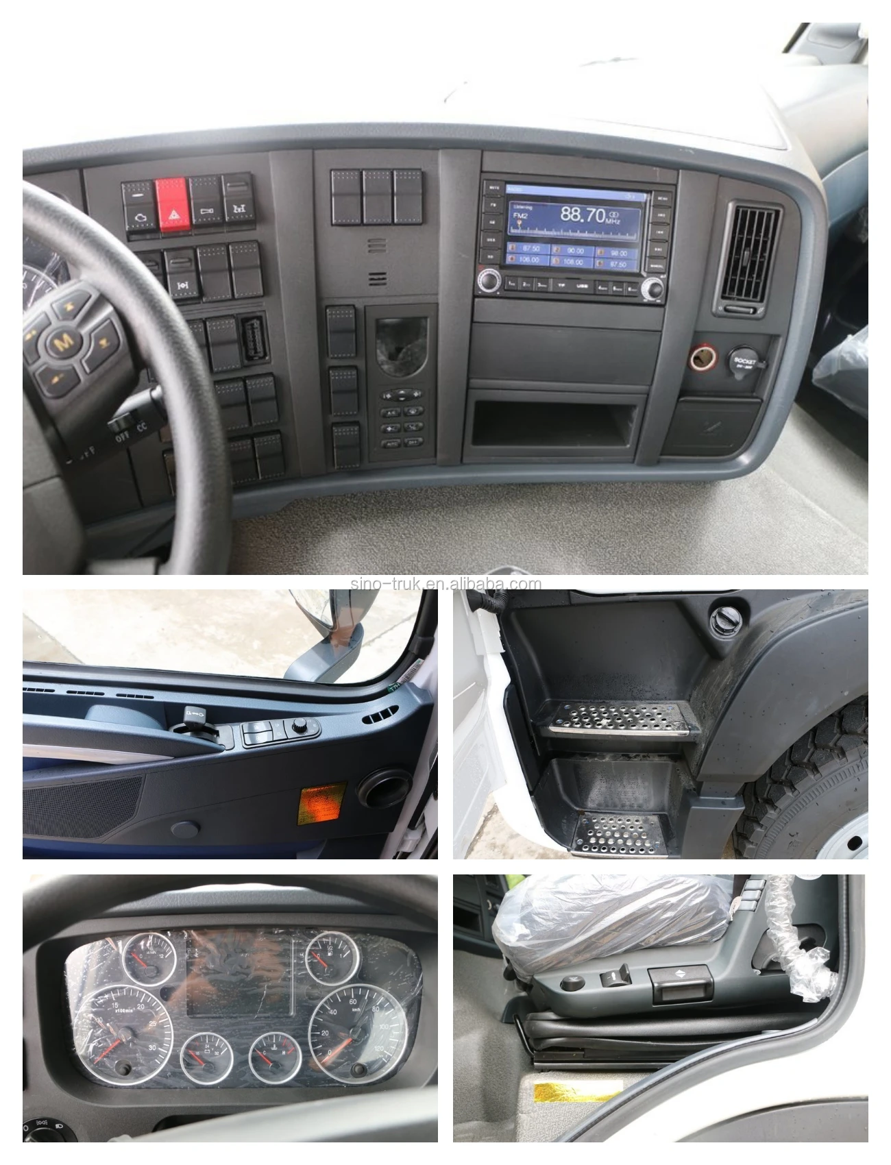 sinotruk howo a7 30 - 40 ton wing open box cargo truck for sale