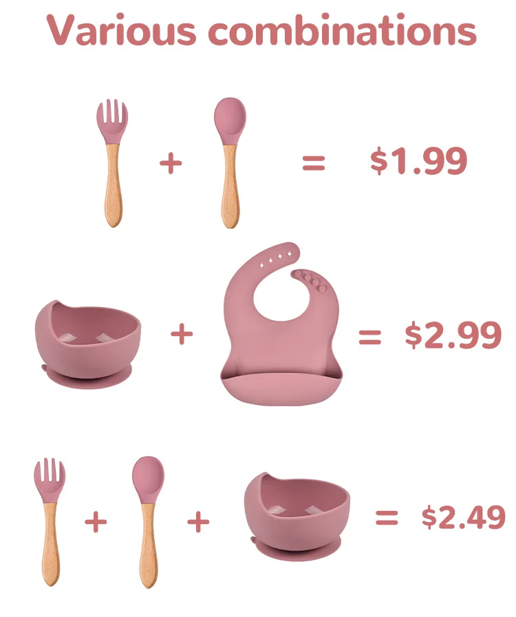 

Custom Printing Soft Silicone Baby Bib with Food Catcher