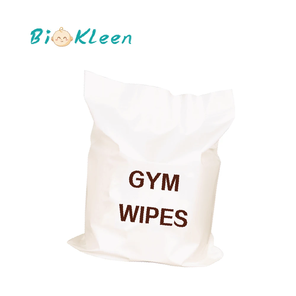 

Biokleen Private Label Cleaning Your Hands and Face Gym Towel With Zip Pocket