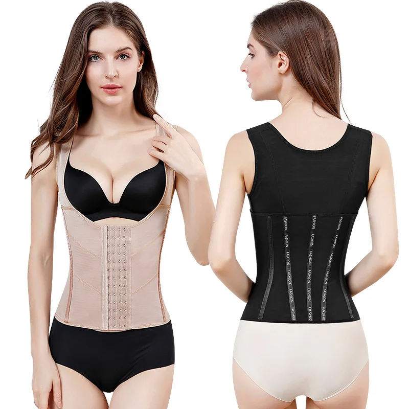 

Fajas colombiana New Design Women's Trainer Underwear Waist Shaper Sexy Corsetgather Waist Cinchers Bodysuit Shapewear For Women, Skin color