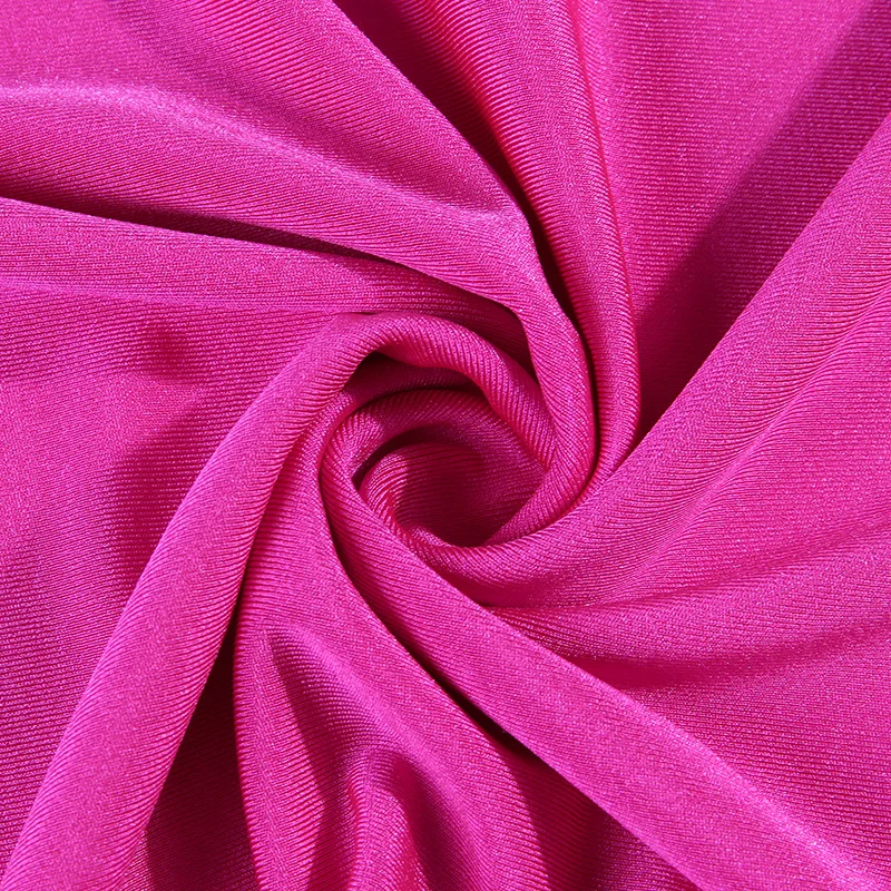 Best selling taobao dropshipping boutique fall clothing long sleeve neon pink dress