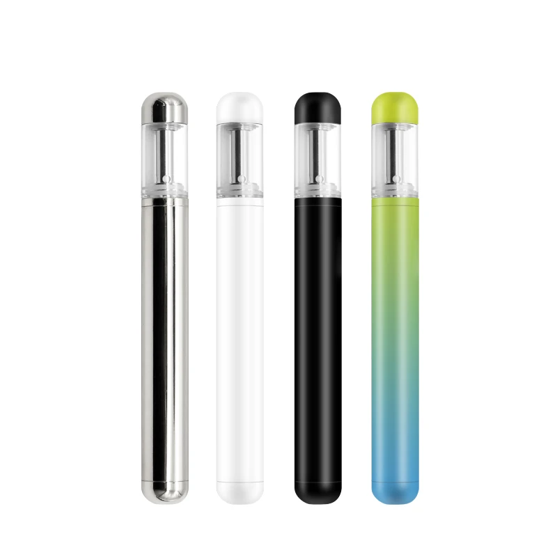 

UK trending rechargeable empty 1.2ml 0.5ml 1ml cbd vape pen 280mah melatonin diffuser aromatherapy, White/ black/ gold/ customized color