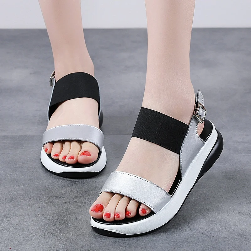 

New Summer Women Ladies Fashion Casual Plus Size Big Roman Wedge Heel High Platform Sandals Shoes Heels Sandal