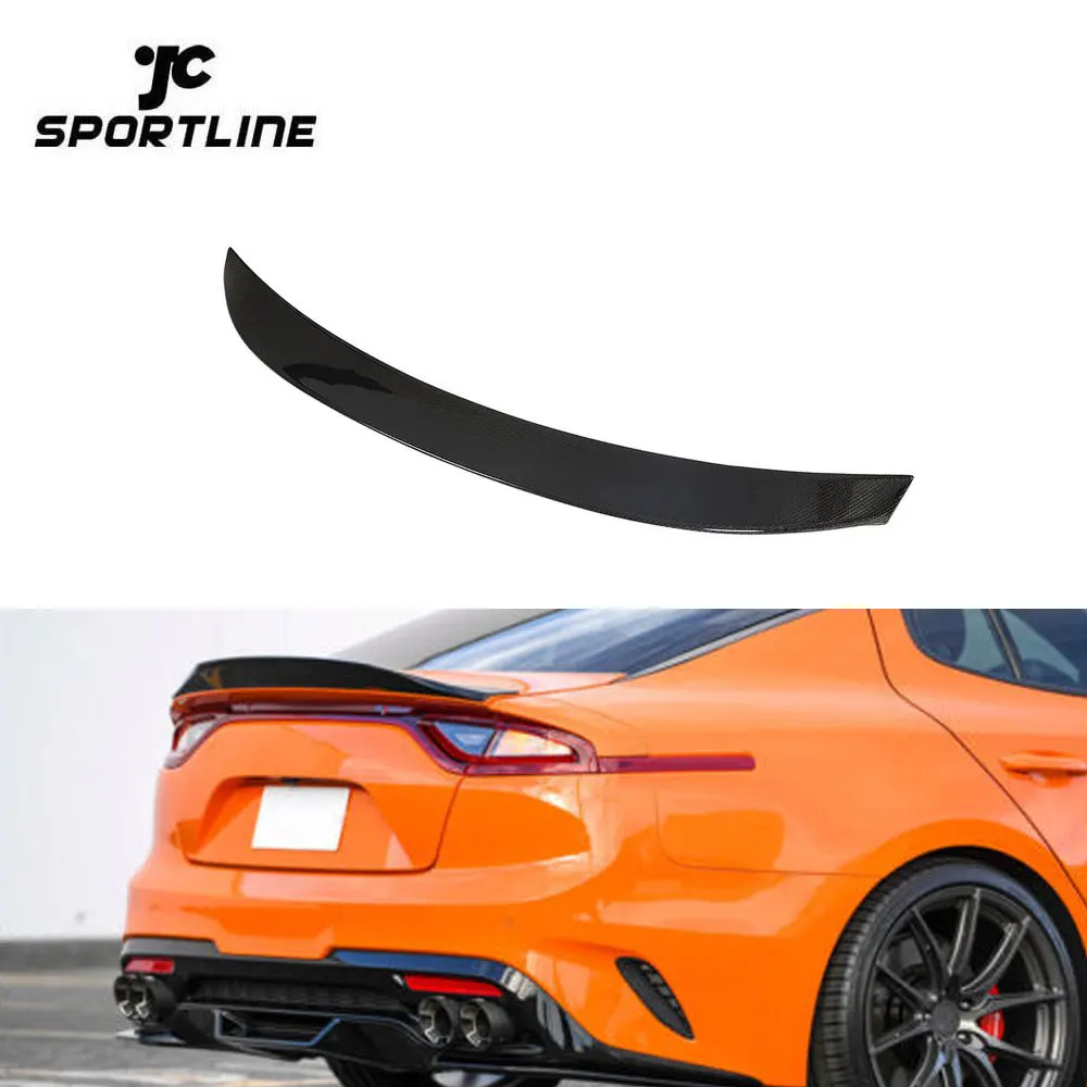 

JCSPORTLINE Carbon Fiber Trunk Spoiler for Kia Stinger GT2 Hatchback 4-Door